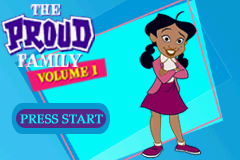 Game Boy Advance Video - The Proud Family - Volume 1 Title Screen